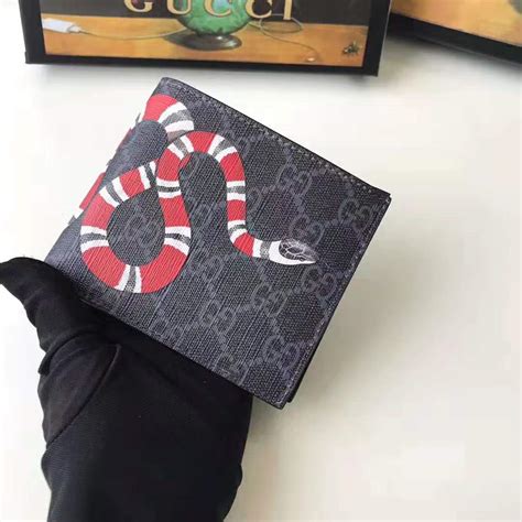 black gg supreme wallet